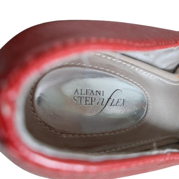 Alfani Step n Flex - Red heels pointed toe Jeules pumps - Size: 8M - Picture 6 of 8